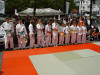 11 jugendliche Judoka wollten ihr K�nnen zeigen (Tobias, Phillip, Carolin, Clara, Mathis, Johannes, Lotte, Marie, Natascha, Leoni, Annika)...