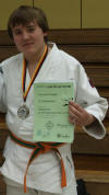 Hessischer Vize-Meister U17 m 2008 -90 kg: Thomas Driedger.