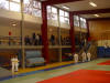 Die ersten Judoka trafen ein.