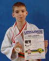 Bronze-Gewinner der HEM U14 m 2010 -31 kg: Alex Kapanizki.