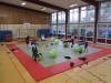 Mit den Pezzi-B�llen lassen sich sch�ne �bungen durchf�hren.