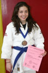 Bronze-Gewinnerin der HEM U21 weiblich 2013 -52 kg: Lotte von M�llendorff.