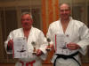 Die hessischen Vizemeister der Koshiki no Kata: Burhard Hubner und Michaelo Walter.