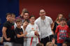 Betreuer und die startenden Judoka.