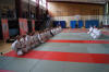 Kindertraining mit Gunter Bischof, 8. Dan.