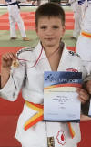 Bezirksmeister der HEM U11 2018 -40 kg: Nikita Wegel.