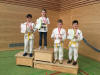 Von links: Emil Louis Will, Xenia Geringer, Leon Peter Portner, Justus Johann Makowski.