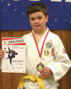 Bronze-Gewinner der HEM U11 2019 -43 kg: Justus Johann Makowski.