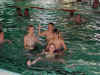 Das Schwimmbad war sehr willkommen